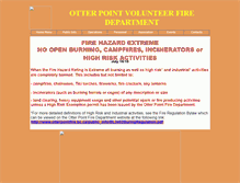 Tablet Screenshot of otterpointfire.bc.ca